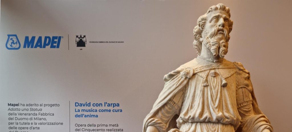 Adotta una statua: Mapei aderisce al progetto con il restauro di David con l'arpa