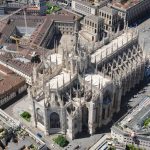Veduta aerea del Duomo di Milano