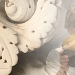 Immagine di sfondo per header. Progetto D'Om de Milan, con protagonisti lo Chef stellato Davide Oldani, e gli ornamenti decorativi scolpiti in marmo della Cattedrale del Duomo di Milano