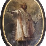 Scopri il dipinto a tempera su tela raffigurante San Carlo in Gloria, 1610, Museo del Duomo di Milano