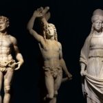 Le sculture di San Sebastiano, Virtù (Prudenza), Bacco, Museo del Duomo di Milano