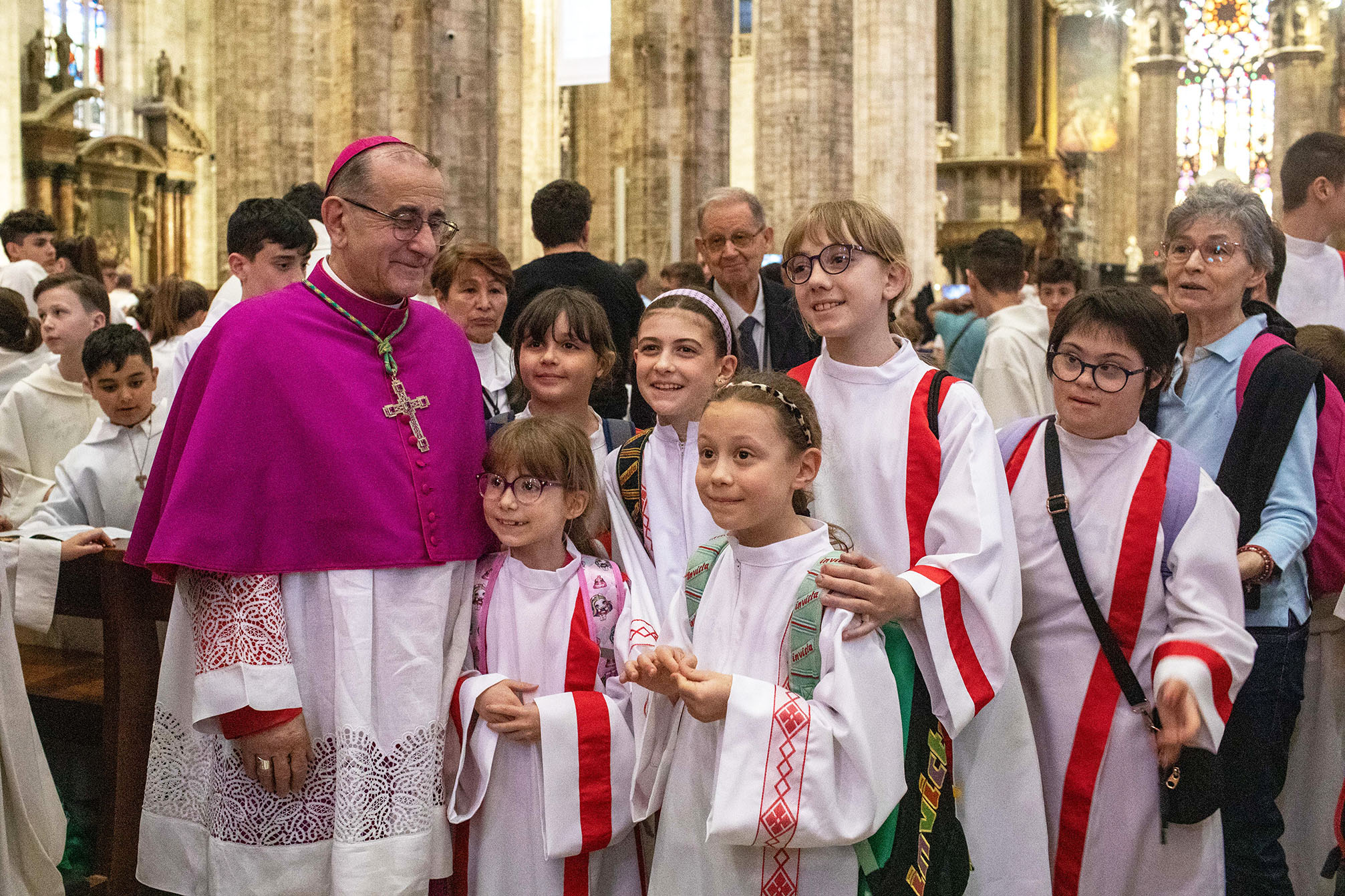 Incontro diocesano con la presenza di Sua Eccellenza Monsignor Arcivescovo e giovani Chierichetti - Giubileo 2025