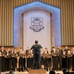 the University of Sheffield Chamber Choir during a performance