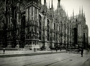 Fotografia tratta dall'Archivio storico della Veneranda Fabbrica del Duomo di Milano, II guerra mondiale