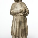 Scopri la scultura raffigurante un Angelo attero con tamburello, autore ignoto, fine XV secolo, custodita presso il Museo del Duomo di Milano