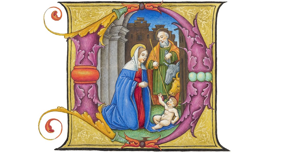 Capitolo, Miniatura capolettera ©Veneranda Fabbrica del Duomo di Milano