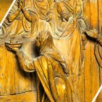 Dettagli dei modelli in terracotta realizzati dall'artista Giovan Andrea Biffi, oggi custoditi presso la sala 10 del Museo del Duomo di Milano