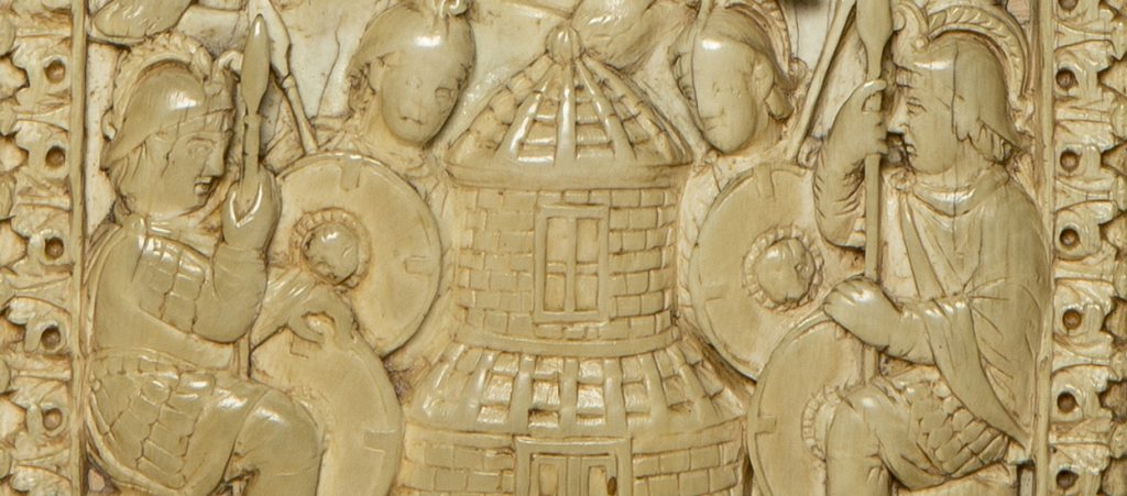 Le guardie sorvegliano il sepolcro (dettaglio), Dittico della Passione