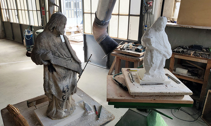 Copia e restauro, sculture del Duomo di Milano, Cantiere Marmisti. Scopri come donare
