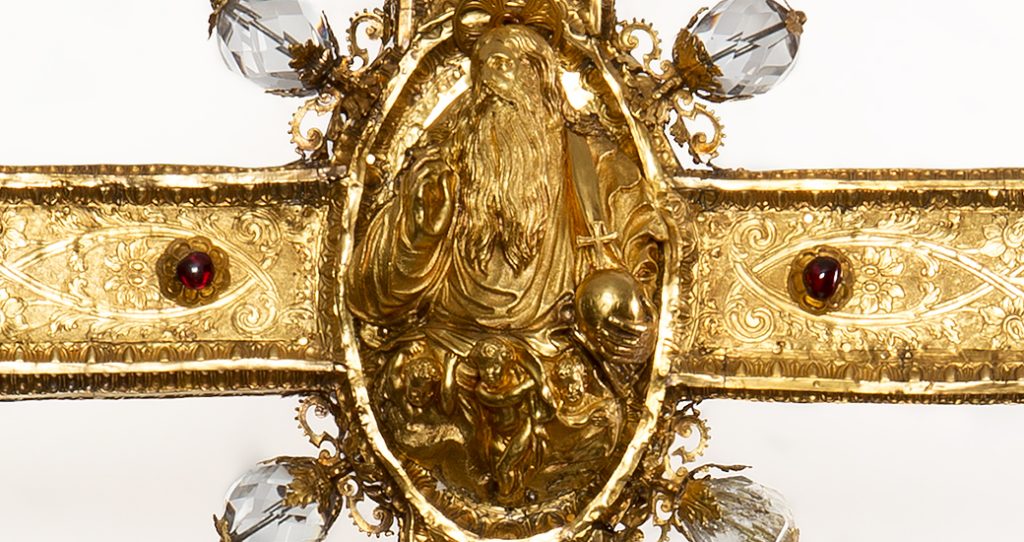 Dio Padre, dettaglio della Croce Capitolare di San Carlo, Museo del Duomo di Milano