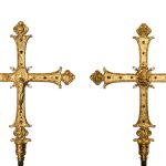 Croce Capitolare di san Carlo, veduta fronte e retro, Museo del Duomo di Milano